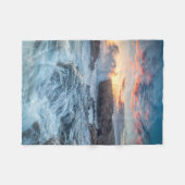 Küstenlinie | Carmel California Fleecedecke (Vorderseite (Horizontal))