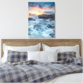 Küstenlinie | Carmel California Leinwanddruck (Insitu (Schlafzimmer))