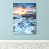 Küstenlinie | Carmel California Leinwanddruck (Insitu (Holzboden))