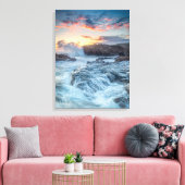 Küstenlinie | Carmel California Leinwanddruck (Insitu (Wohnzimmer))