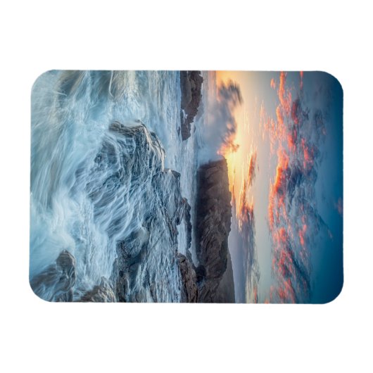 Küstenlinie | Carmel California Magnet (Horizontal)