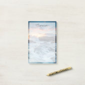 Küstenlinie | Carmel California Post-it Klebezettel (Auf Schreibtisch)