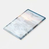 Küstenlinie | Carmel California Post-it Klebezettel (angewinkelt)