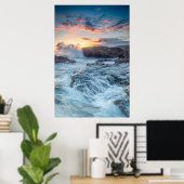 Küstenlinie | Carmel California Poster (Heimbüro)