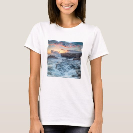 Küstenlinie | Carmel California T-Shirt (Vorderseite)