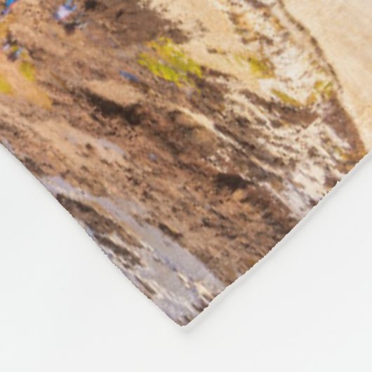 Küstenlinie | Cook's Chasm, Yachats, Oregon Fleecedecke (Ecke)