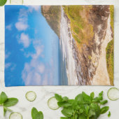 Küstenlinie | Cook's Chasm, Yachats, Oregon Geschirrtuch (Gefaltet)