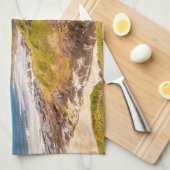 Küstenlinie | Cook's Chasm, Yachats, Oregon Geschirrtuch (Viertel Falte)