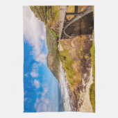 Küstenlinie | Cook's Chasm, Yachats, Oregon Geschirrtuch (Vertikal)