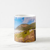 Küstenlinie | Cook's Chasm, Yachats, Oregon Kaffeetasse (Mittel)