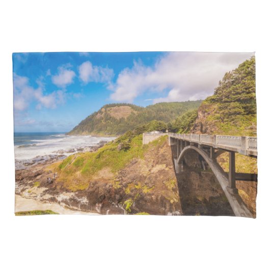 Küstenlinie | Cook's Chasm, Yachats, Oregon Kissenbezug (Vorderseite)