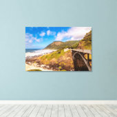 Küstenlinie | Cook's Chasm, Yachats, Oregon Leinwanddruck (Insitu (Holzboden))