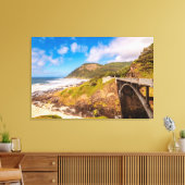 Küstenlinie | Cook's Chasm, Yachats, Oregon Leinwanddruck (Insitu (Wohnzimmer))