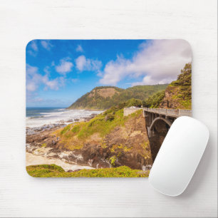 Küstenlinie   Cook's Chasm, Yachats, Oregon Mousepad