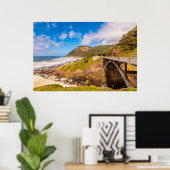 Küstenlinie | Cook's Chasm, Yachats, Oregon Poster (Heimbüro)