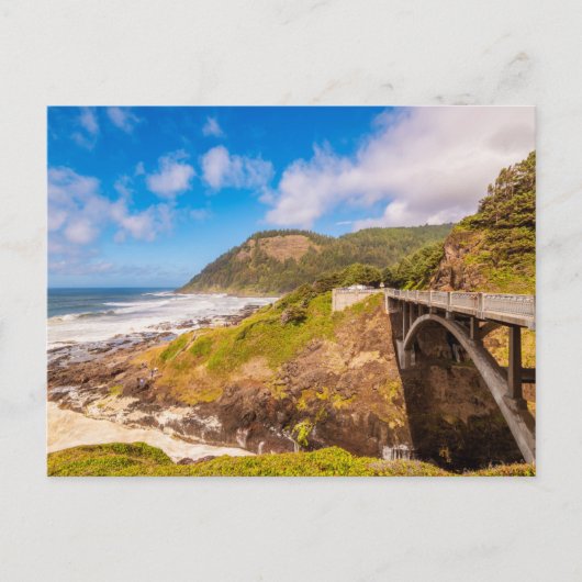 Küstenlinie | Cook's Chasm, Yachats, Oregon Postkarte (Vorderseite)