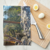 Küstenlinie | Emerald Bay, Lake Tahoe, Kalifornien Geschirrtuch (Viertel Falte)