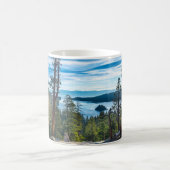 Küstenlinie | Emerald Bay, Lake Tahoe, Kalifornien Kaffeetasse (Mittel)
