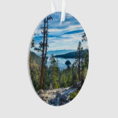 Küstenlinie | Emerald Bay, Lake Tahoe, Kalifornien Ornament (Vorderseite)