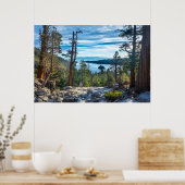 Küstenlinie | Emerald Bay, Lake Tahoe, Kalifornien Poster (Küche)
