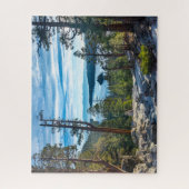Küstenlinie | Emerald Bay, Lake Tahoe, Kalifornien Puzzle (Vertikal)