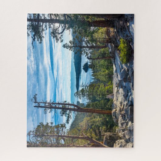 Küstenlinie | Emerald Bay, Lake Tahoe, Kalifornien Puzzle (Vertikal)