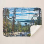 Küstenlinie | Emerald Bay, Lake Tahoe, Kalifornien Sherpadecke (Vorderseite (Horizontal))