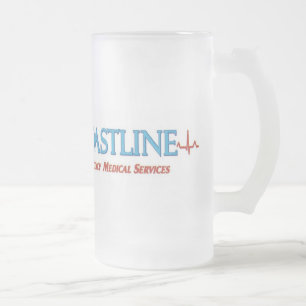 Küstenlinie EMS-Bier-Tasse Mattglas Bierglas