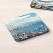 Küstenlinie Foto Neapel Italien Getränkeuntersetzer (Linke Seite)