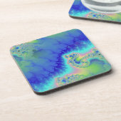 Küstenlinie Fraktal Gradient Getränkeuntersetzer (Linke Seite)