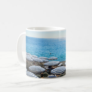 Küstenlinie Französische Riviera, Nizza, Frankre Kaffeetasse