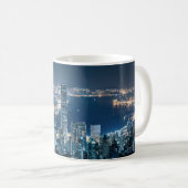 Küstenlinie | Hong Kong Island, Asien Kaffeetasse (VorderseiteRechts)