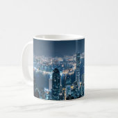 Küstenlinie | Hong Kong Island, Asien Kaffeetasse (Vorderseite Links)