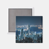 Küstenlinie | Hong Kong Island, Asien Magnet (Vorderseite/Rückseite)