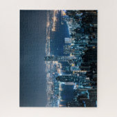 Küstenlinie | Hong Kong Island, Asien Puzzle (Vertikal)