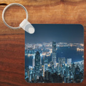 Küstenlinie | Hong Kong Island, Asien Schlüsselanhänger (Vorderseite)