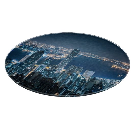 Küstenlinie | Hong Kong Island, Asien Schneidebrett (Ecke)