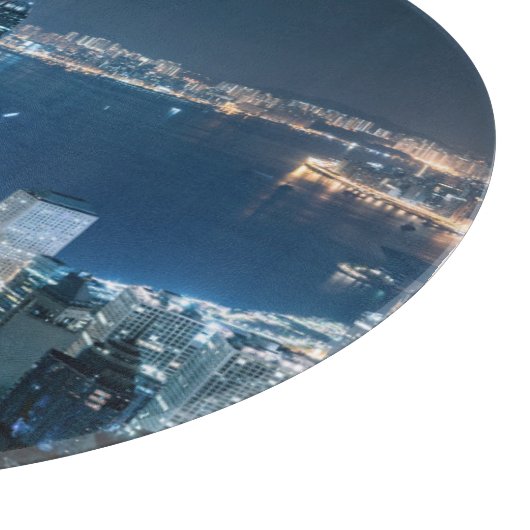 Küstenlinie | Hong Kong Island, Asien Schneidebrett (Ecke)