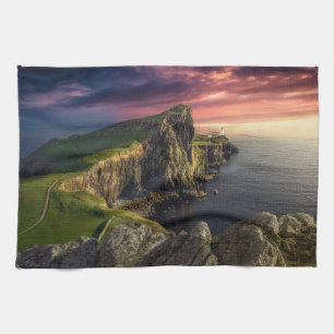 Küstenlinie   Insel Skye, Schottland Geschirrtuch