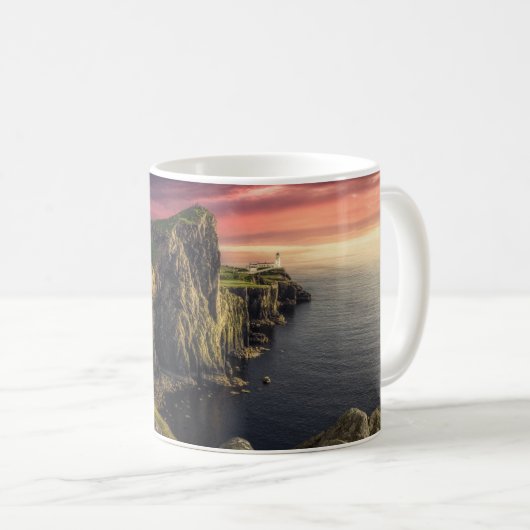 Küstenlinie | Insel Skye, Schottland Kaffeetasse (VorderseiteRechts)