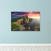 Küstenlinie | Insel Skye, Schottland Leinwanddruck (Insitu (Holzboden))