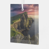 Küstenlinie | Insel Skye, Schottland Ornament Aus Glas (Vorderseite links)