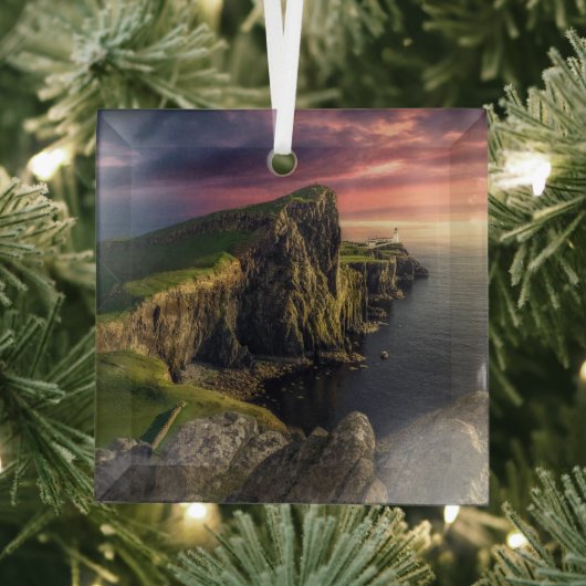 Küstenlinie | Insel Skye, Schottland Ornament Aus Glas (Insitu)