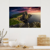 Küstenlinie | Insel Skye, Schottland Poster (Küche)