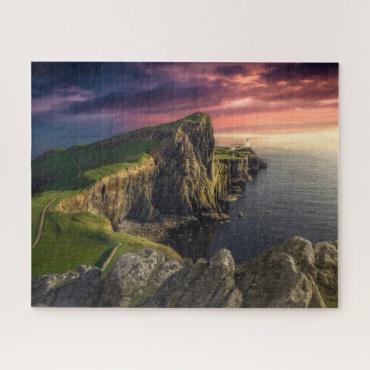 Küstenlinie | Insel Skye, Schottland Puzzle (Horizontal)