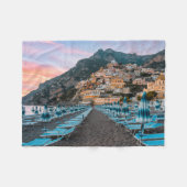 Küstenlinie | Kampanien, Italien Fleecedecke (Vorderseite (Horizontal))