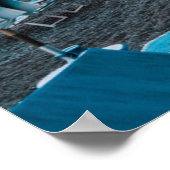 Küstenlinie | Kampanien, Italien Poster (Ecke)