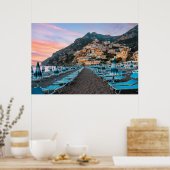 Küstenlinie | Kampanien, Italien Poster (Küche)