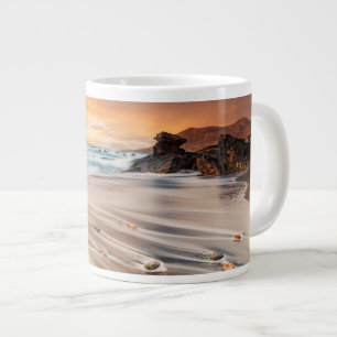 Küstenlinie Kanarische Inseln, Spanien Jumbo-Tasse