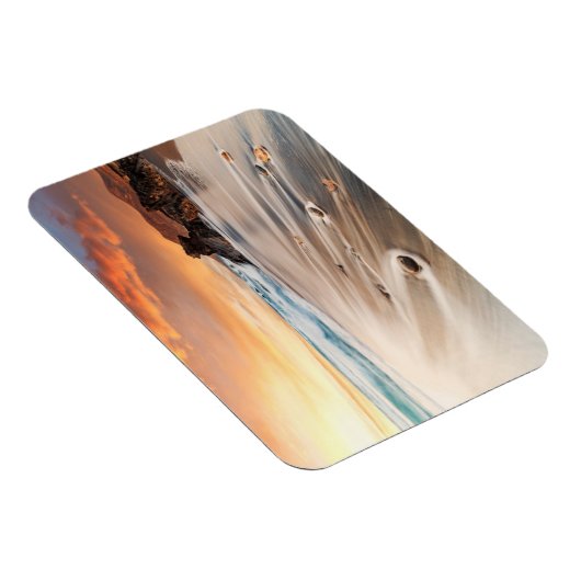 Küstenlinie | Kanarische Inseln, Spanien Magnet (Rechte Seite)